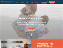 Tablet Screenshot of homepaternity.com